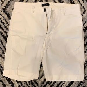Theory men’s white shorts